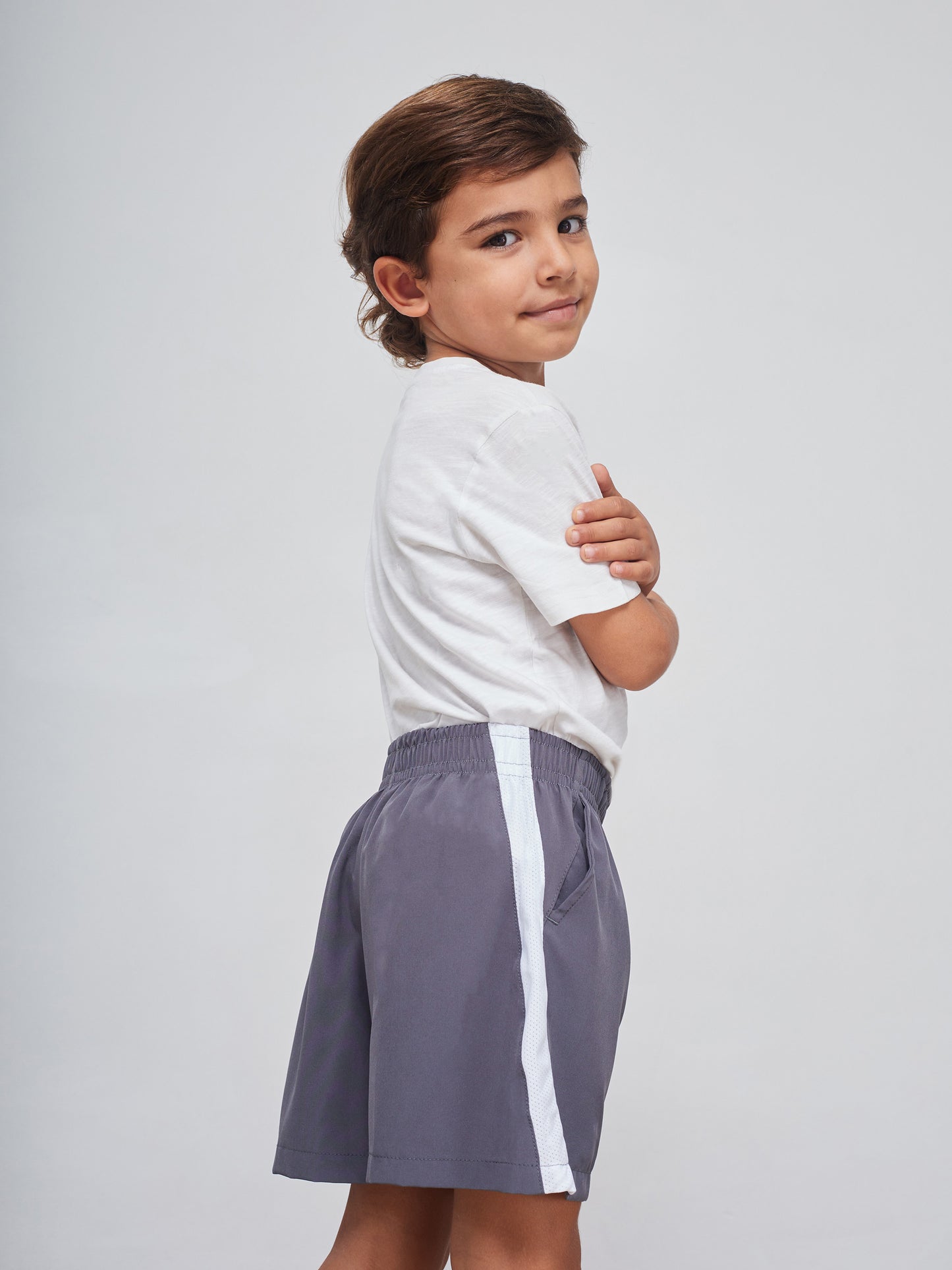 Pantaloneta Gris